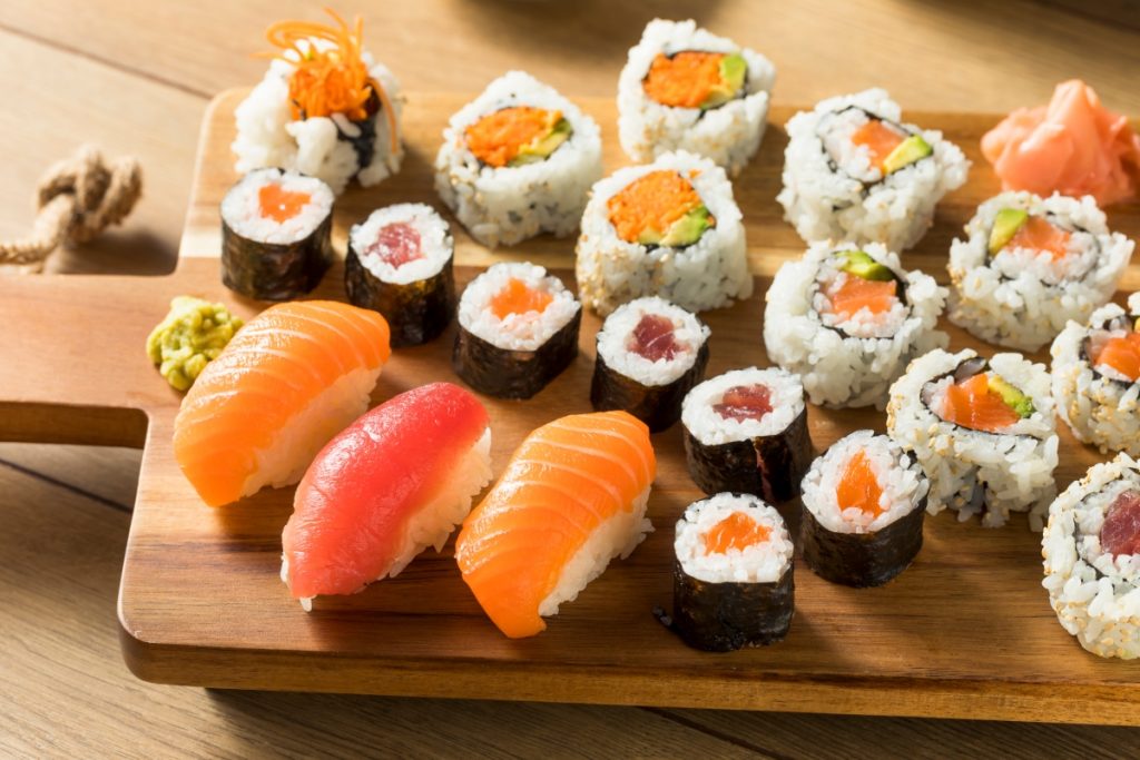 Sushi and Sashimi